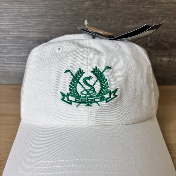 Cobra Golf Hat Cap Strap Back White Green Vintage Dad Cap Adjustable NWT - Picture 3 of 13